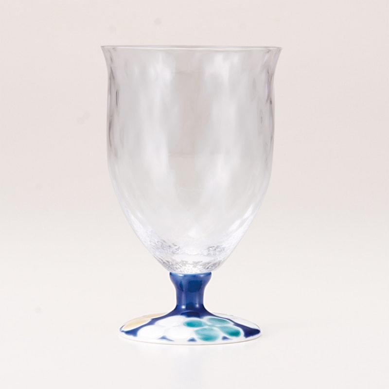 フリーグラス中（格子）クローバーブルー