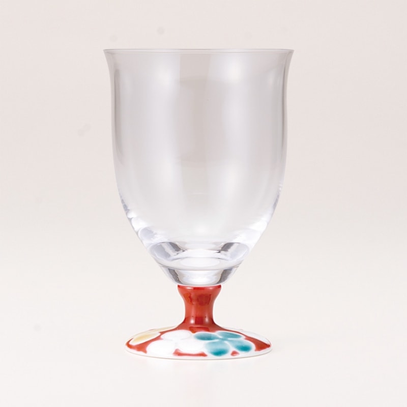 フリーグラス中（無地）クローバーレッド