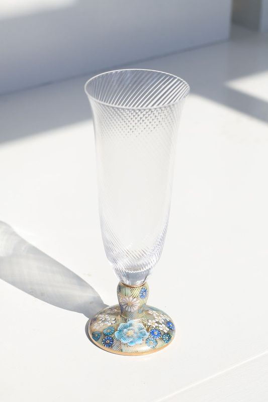 麦酒グラス（斜）令和金花詰そらいろ