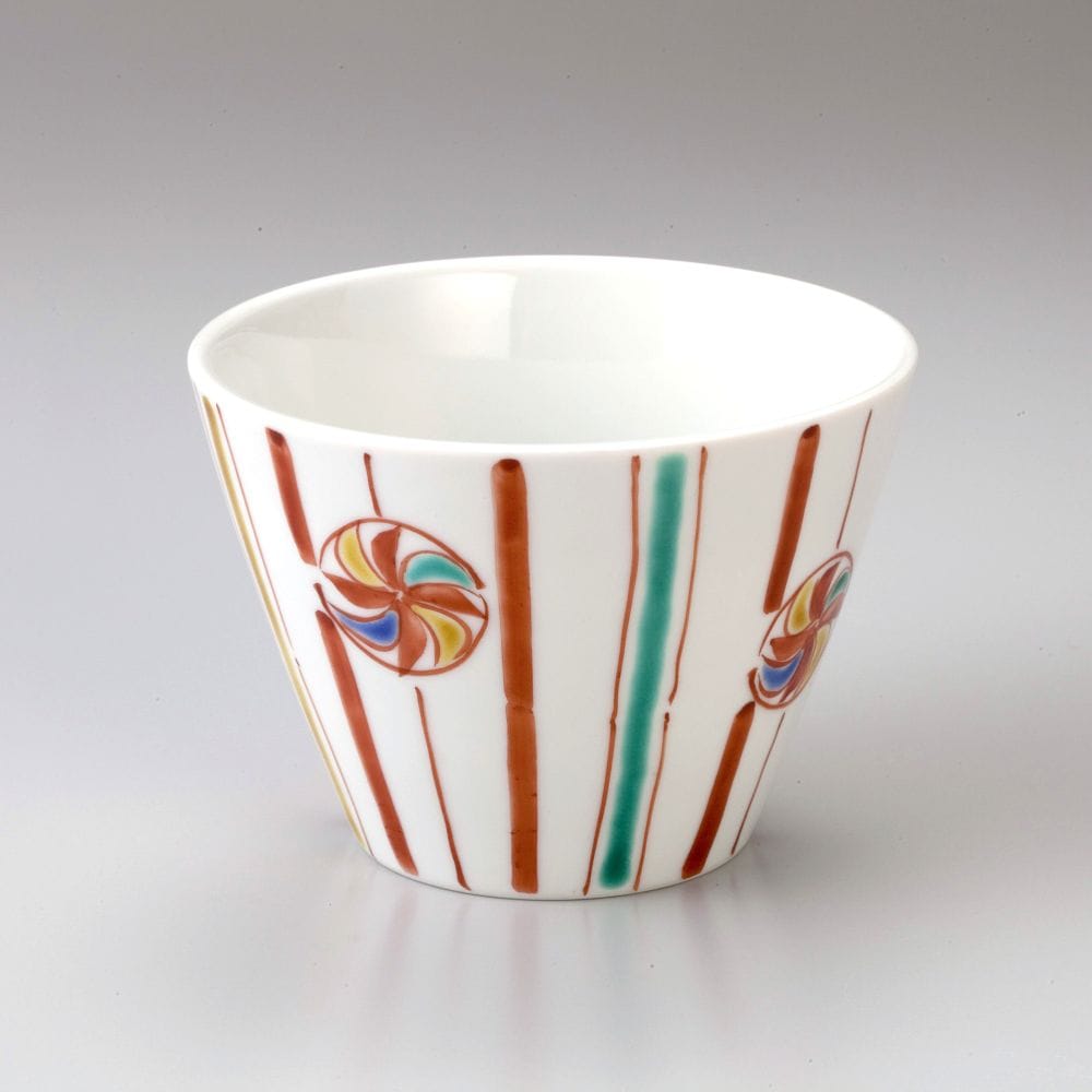 スープカップ　丸紋十草