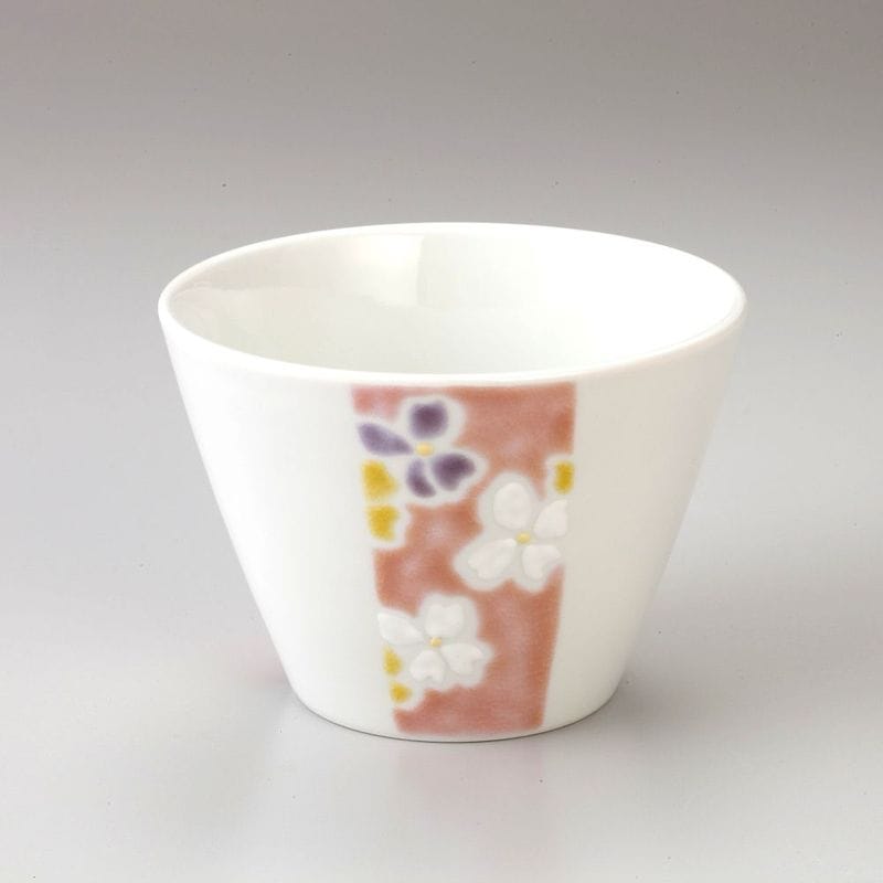 スープカップ　華文ピンク