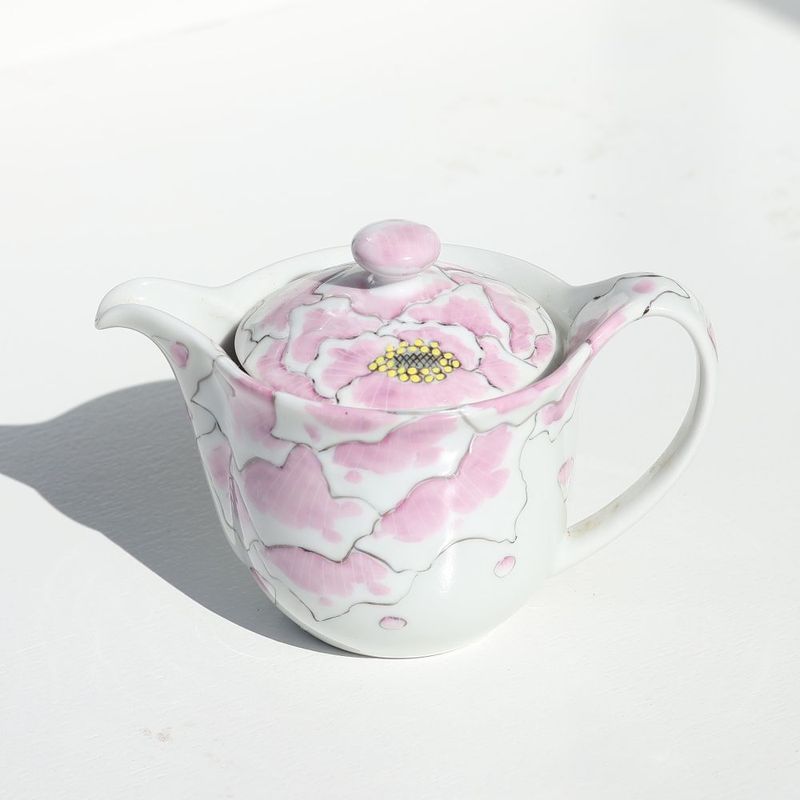 ポット　富貴文