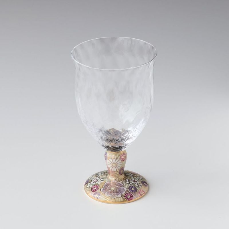 フリーグラス大（格子）令和金花詰うすべに