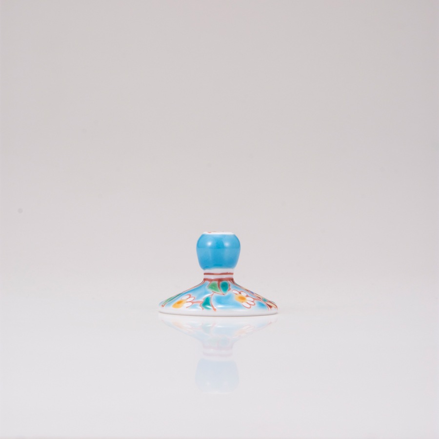 馬上グラス(無地)花のタペストリー