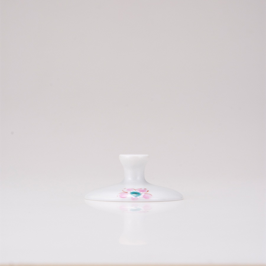 フリーグラス小（斜）さくら文シルバー