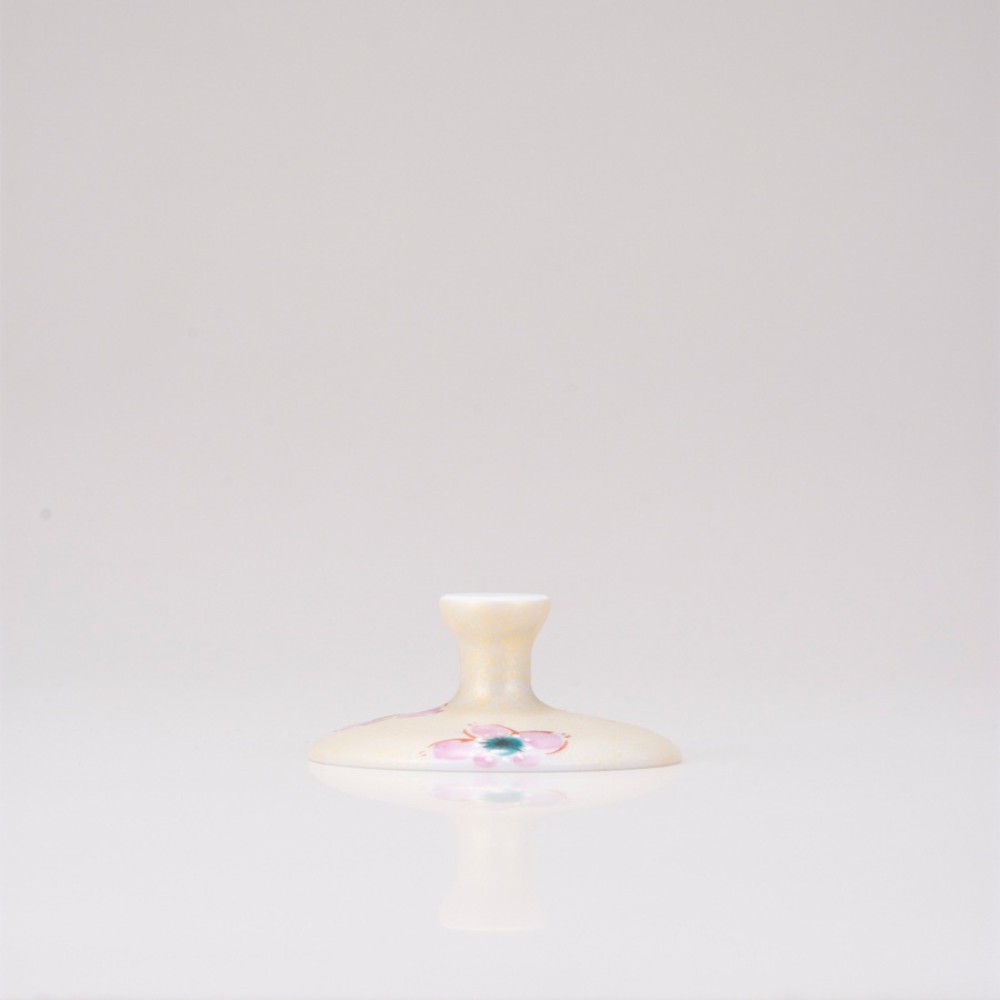 フリーグラス小（斜）さくら文ゴールド