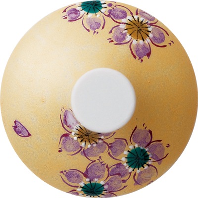 フリーグラス小（斜）さくら文ゴールド