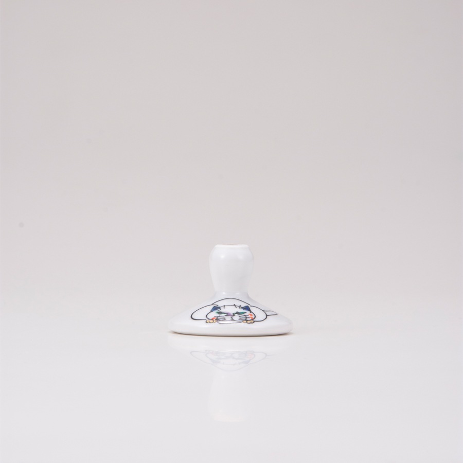 冷酒グラス（オパール）ネコの休日