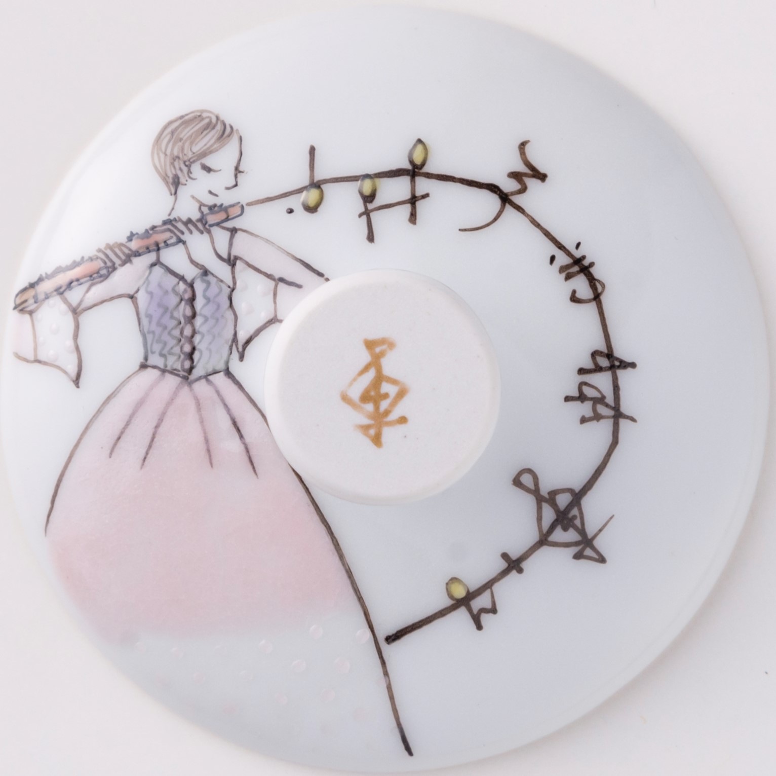 デザートグラス中（斜）フルート