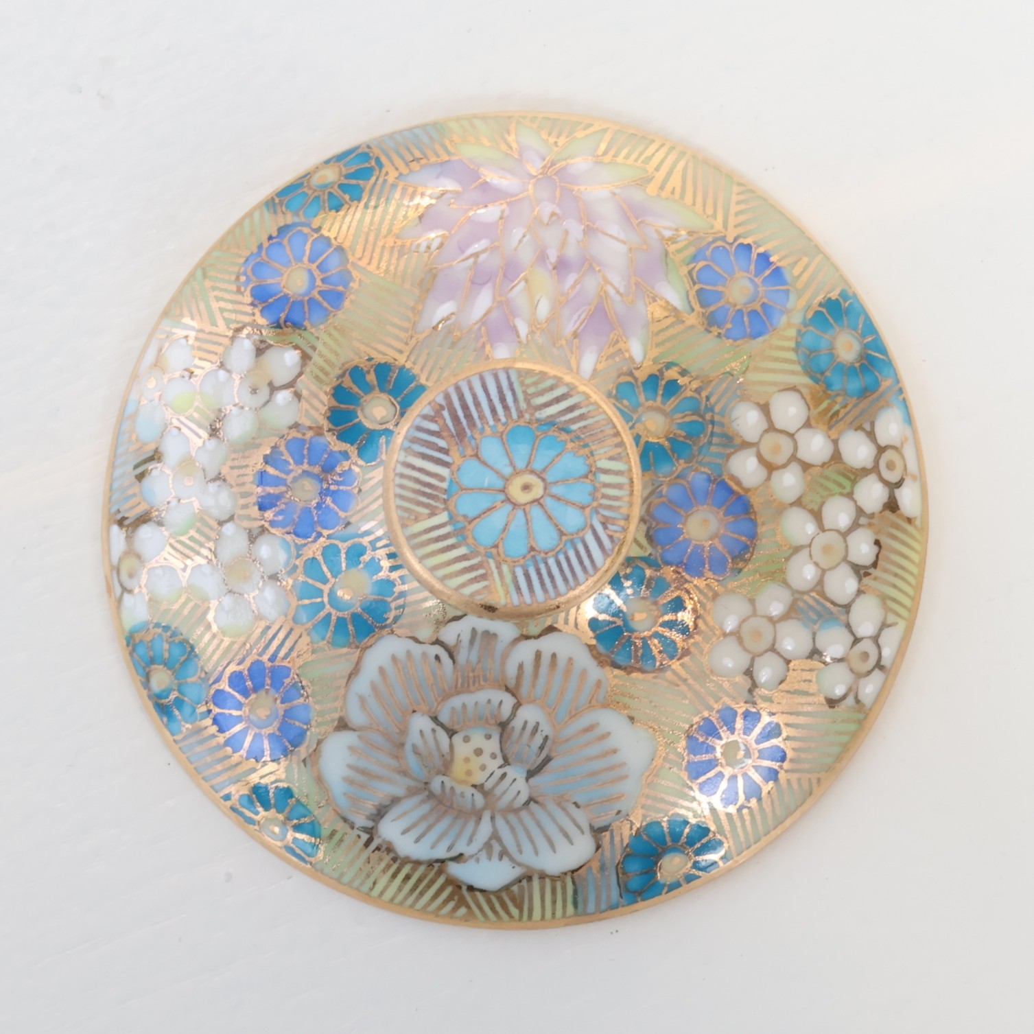 デザートグラス中（格子）令和金花詰そらいろ