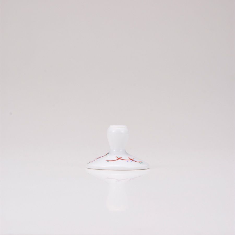 馬上グラス（無地）うさぎ文レッド