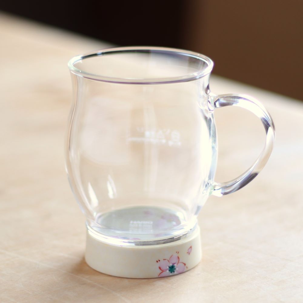 タル型マグカップ さくら文ゴールド