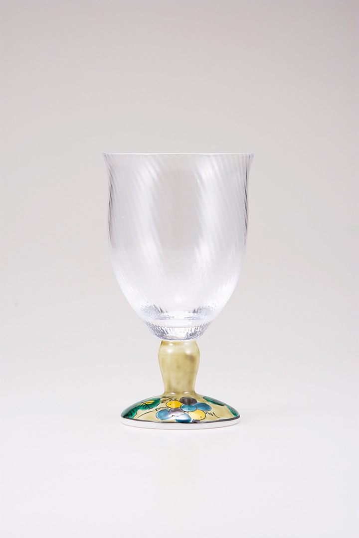 フリーグラス大（斜）ぶどうアメ釉