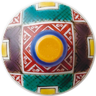 冷酒グラス(オパール)石畳(四角)