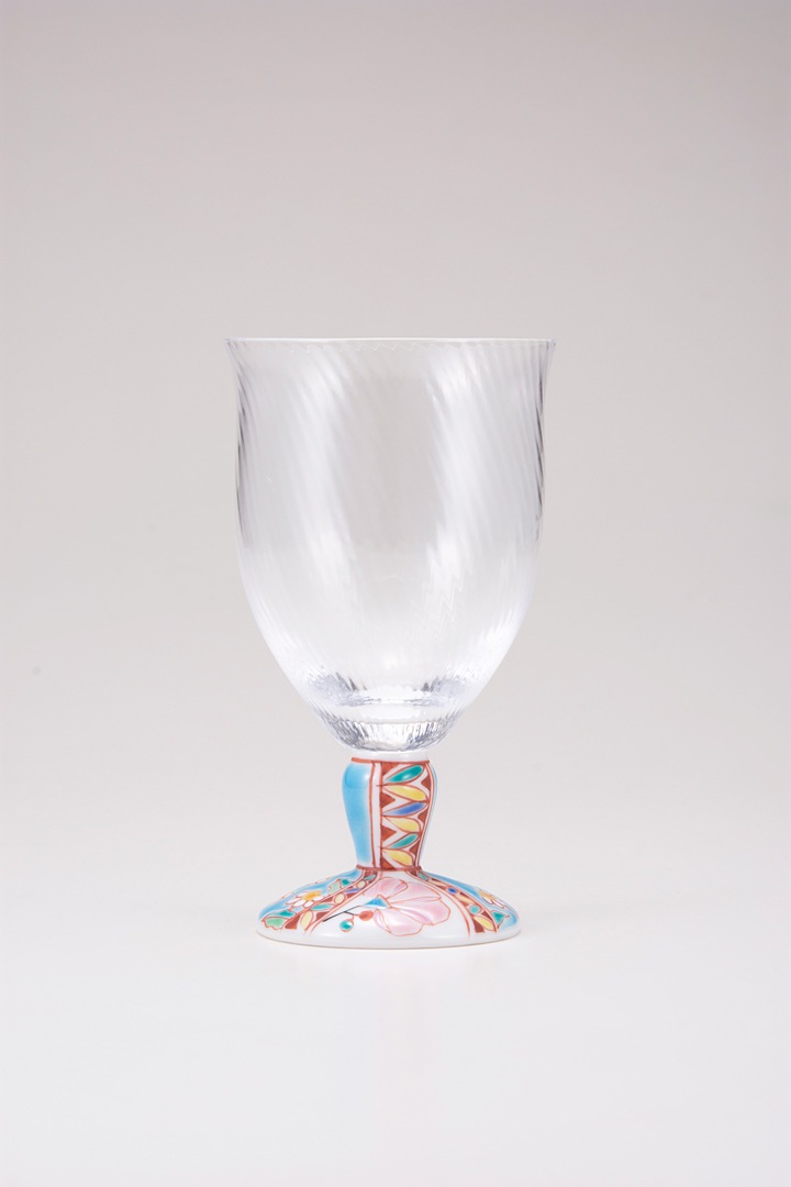 フリーグラス大（斜）花のタペストリー