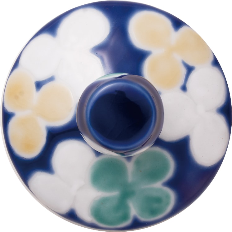 フリーグラス大(格子)クローバーブルー