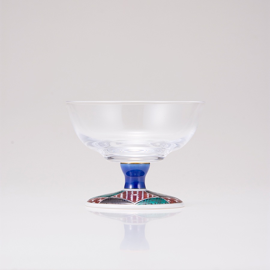 デザートグラス中（無地）石畳（四面）