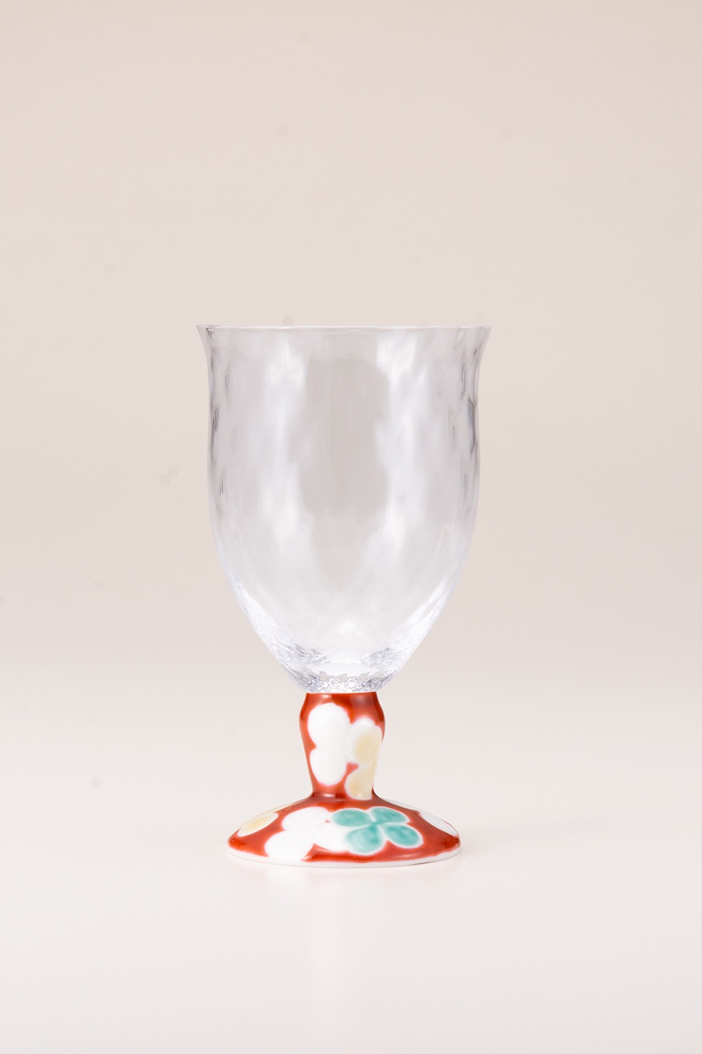 フリーグラス大（格子）クローバーレッド