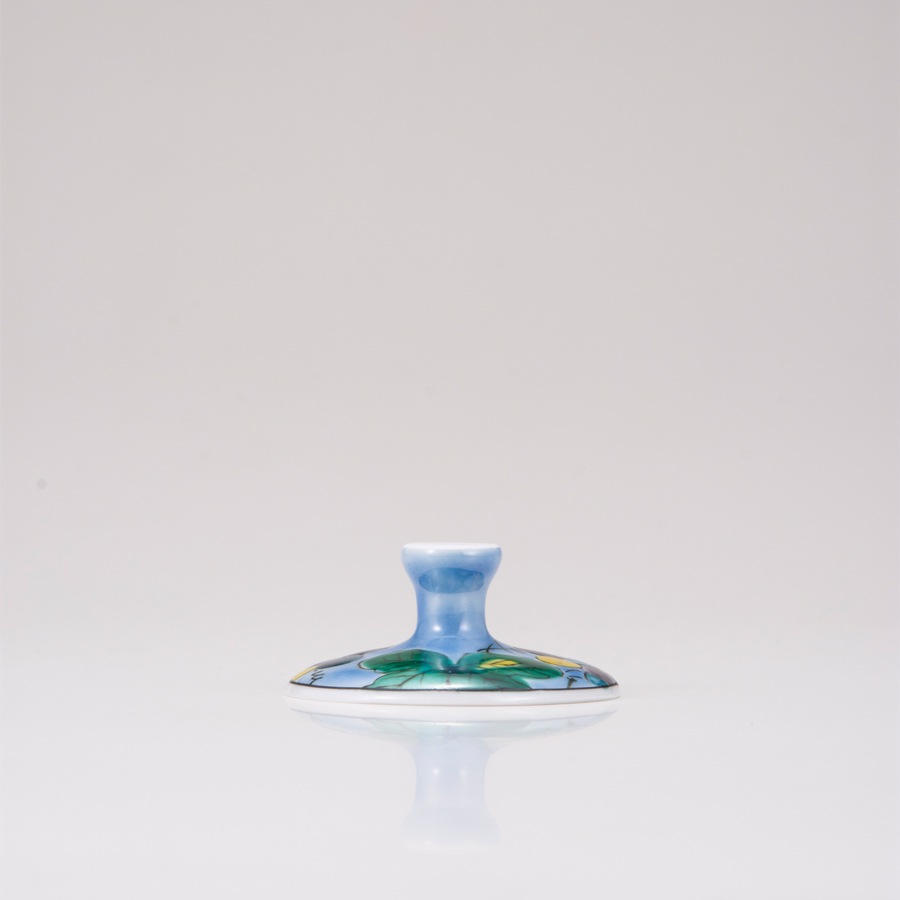 フリーグラス小(斜)ぶどうブルー