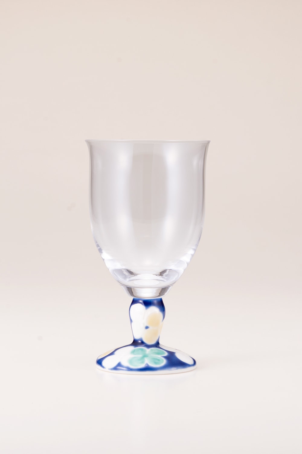 フリーグラス大（無地）クローバーブルー