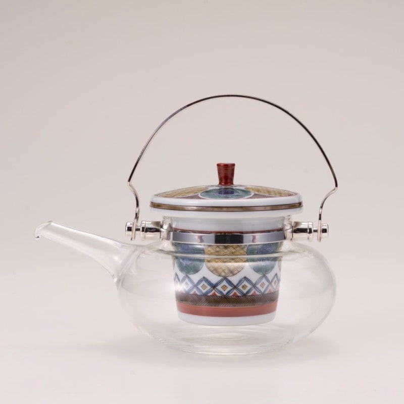 九谷がらす急須 古九谷丸文 | ・その他 | 九谷和グラス｜ギフト・通販