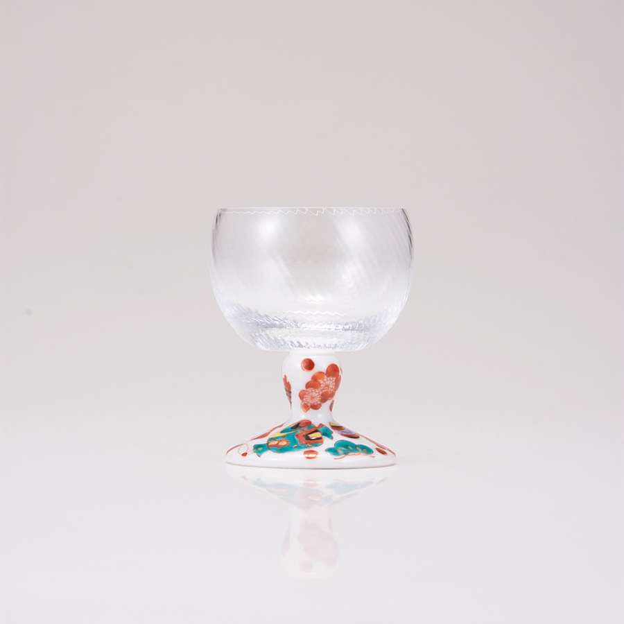 馬上グラス(斜)宝尽し