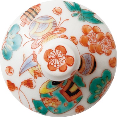 馬上グラス(斜)宝尽し