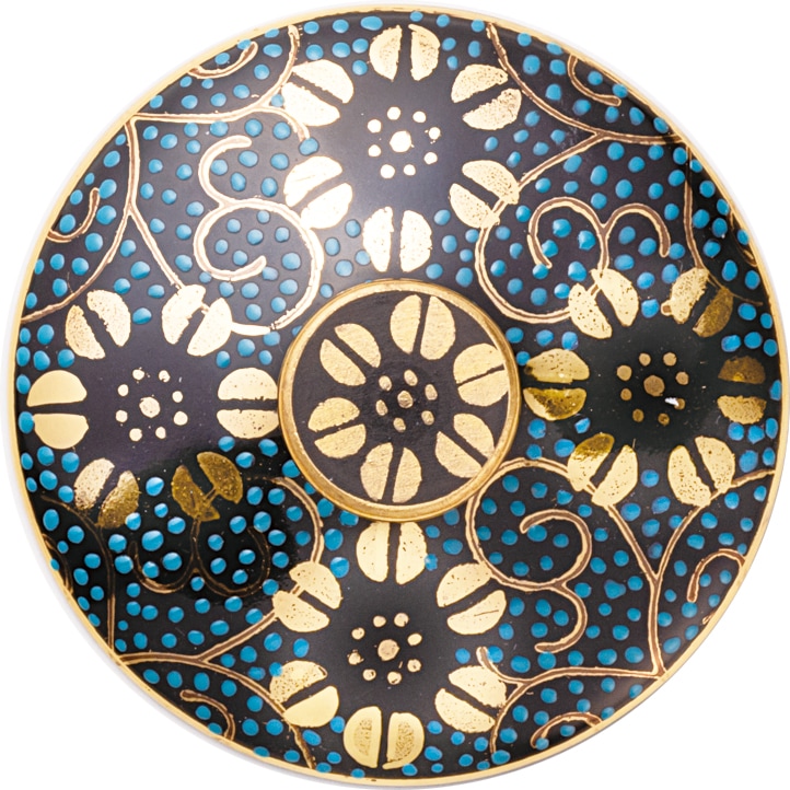 フリーグラス小（斜）青粒鉄仙