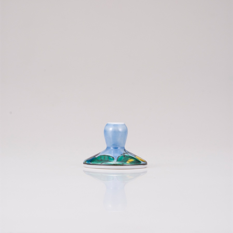 冷酒グラス（斜）ぶどうブルー