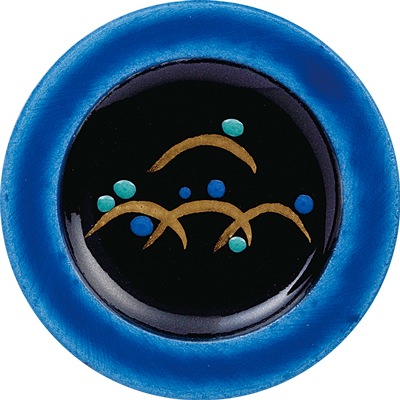 ショットグラスうさぎ文ブラック