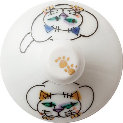 馬上グラス(斜)ネコの休日