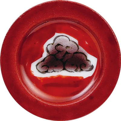 ショットグラス木米レッド