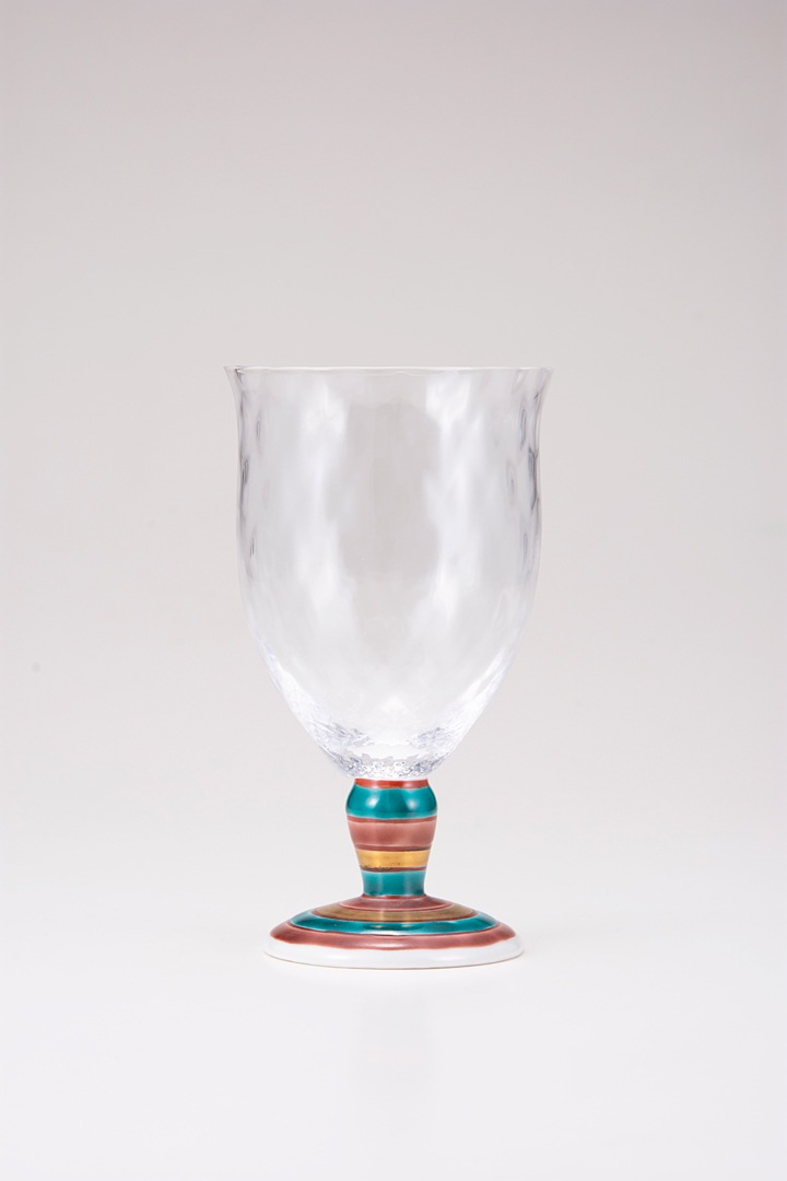 フリーグラス大（格子）こまレッド