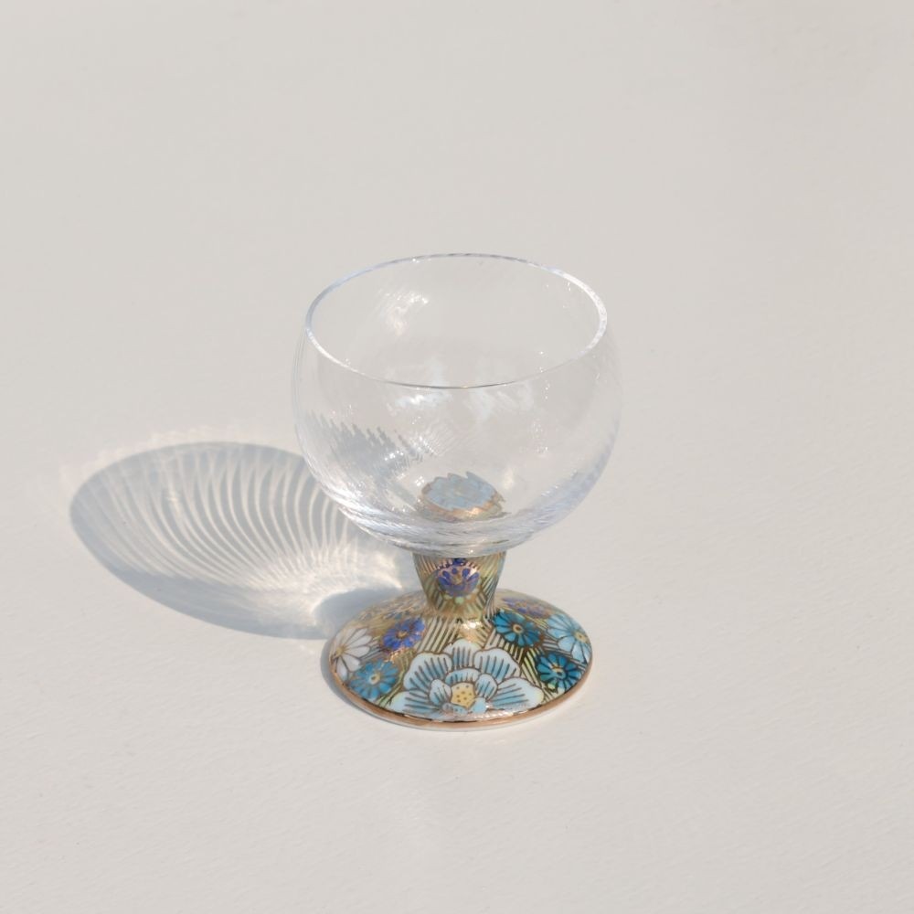 馬上グラス（斜）令和金花詰そらいろ