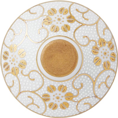 麦酒グラス（格子）白粒鉄仙