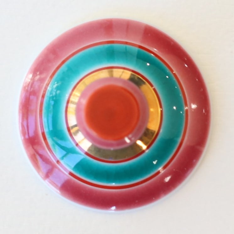 冷酒グラス(斜)こまレッド