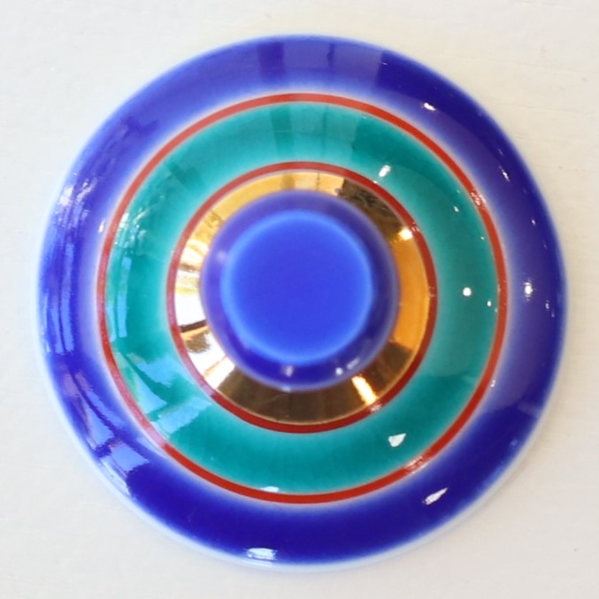 冷酒グラス(斜)こまブルー