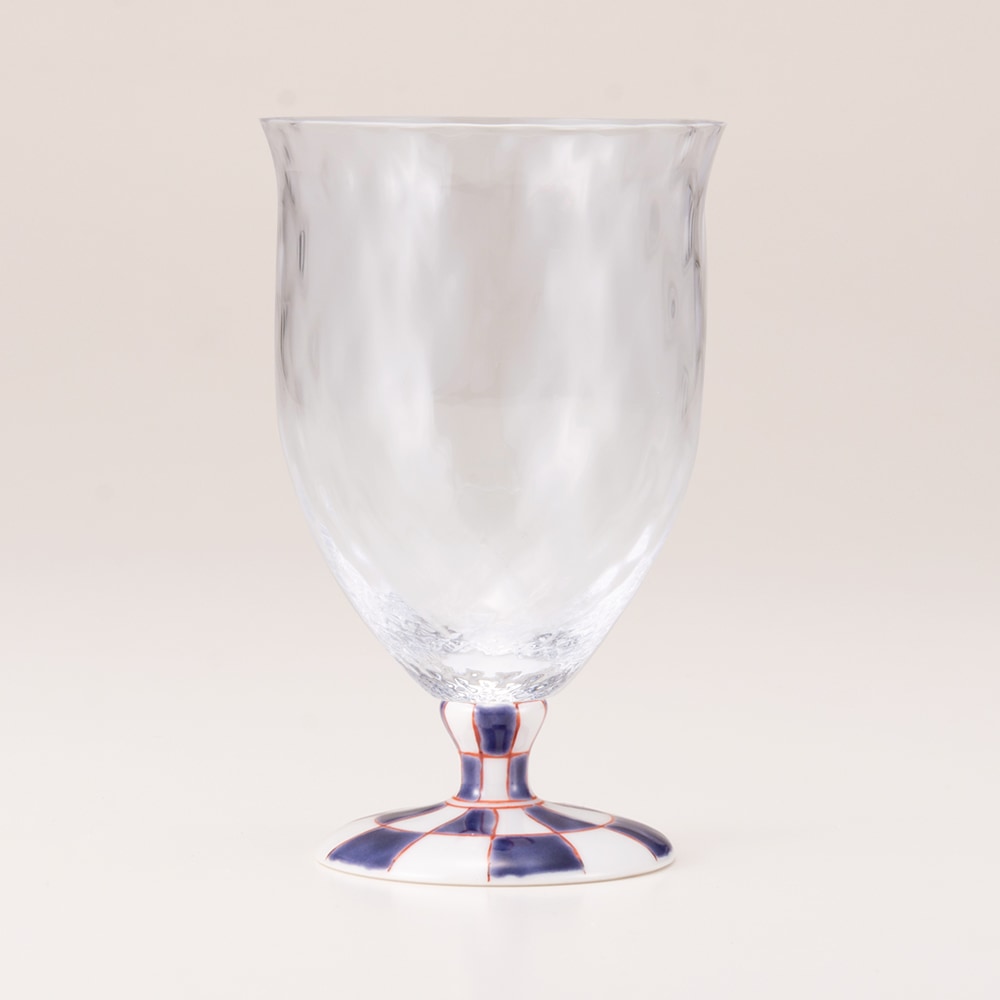 フリーグラス中(格子)市松