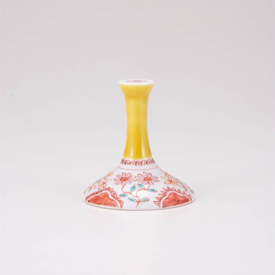 ワイングラス小(無地)フラワー