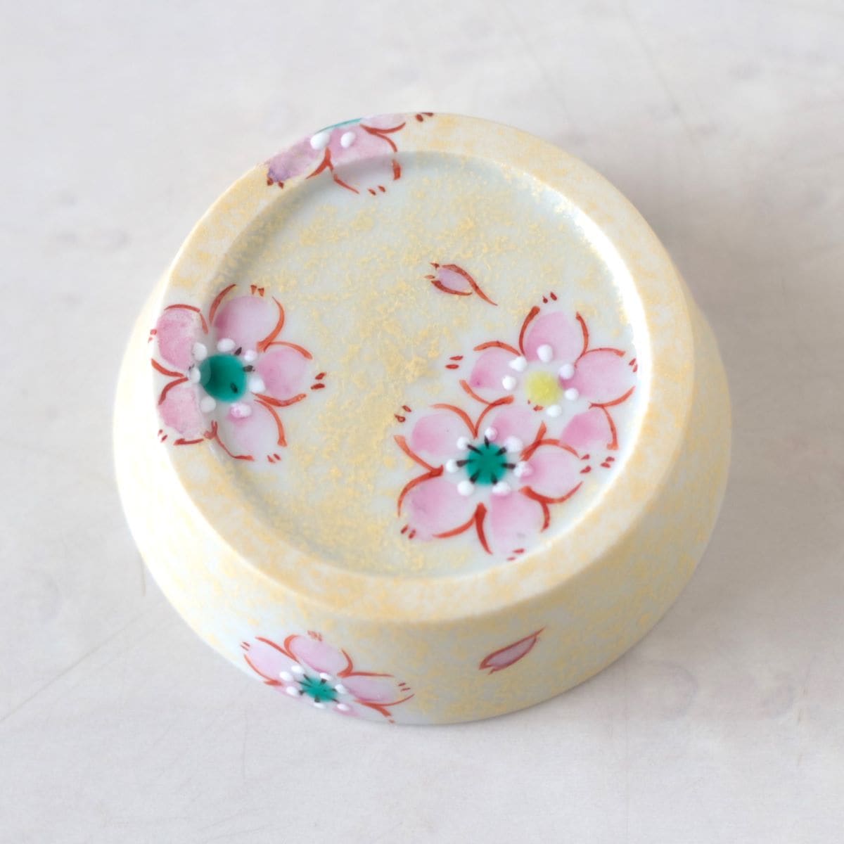 Vグラス　さくら文ゴールド