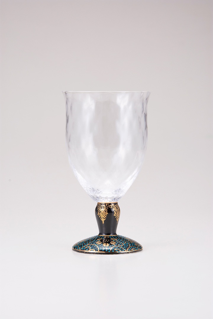 フリーグラス大(格子)青粒鉄仙