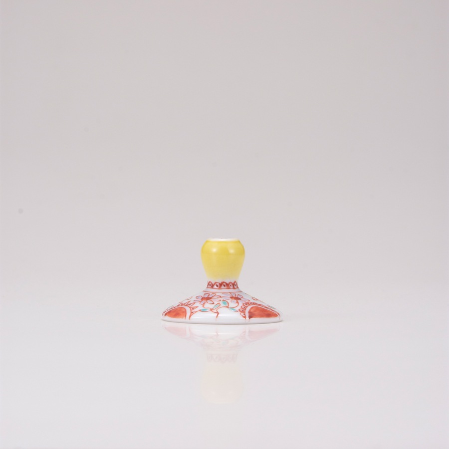 デザートグラス小(格子)フラワー