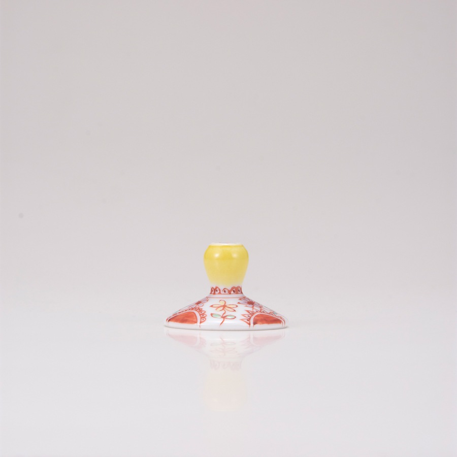 デザートグラス小(格子)フラワー