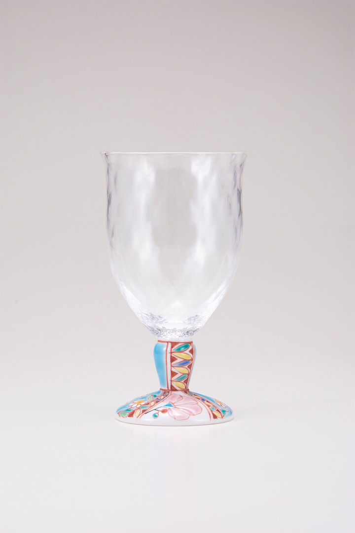 フリーグラス大(格子)花のタペストリー