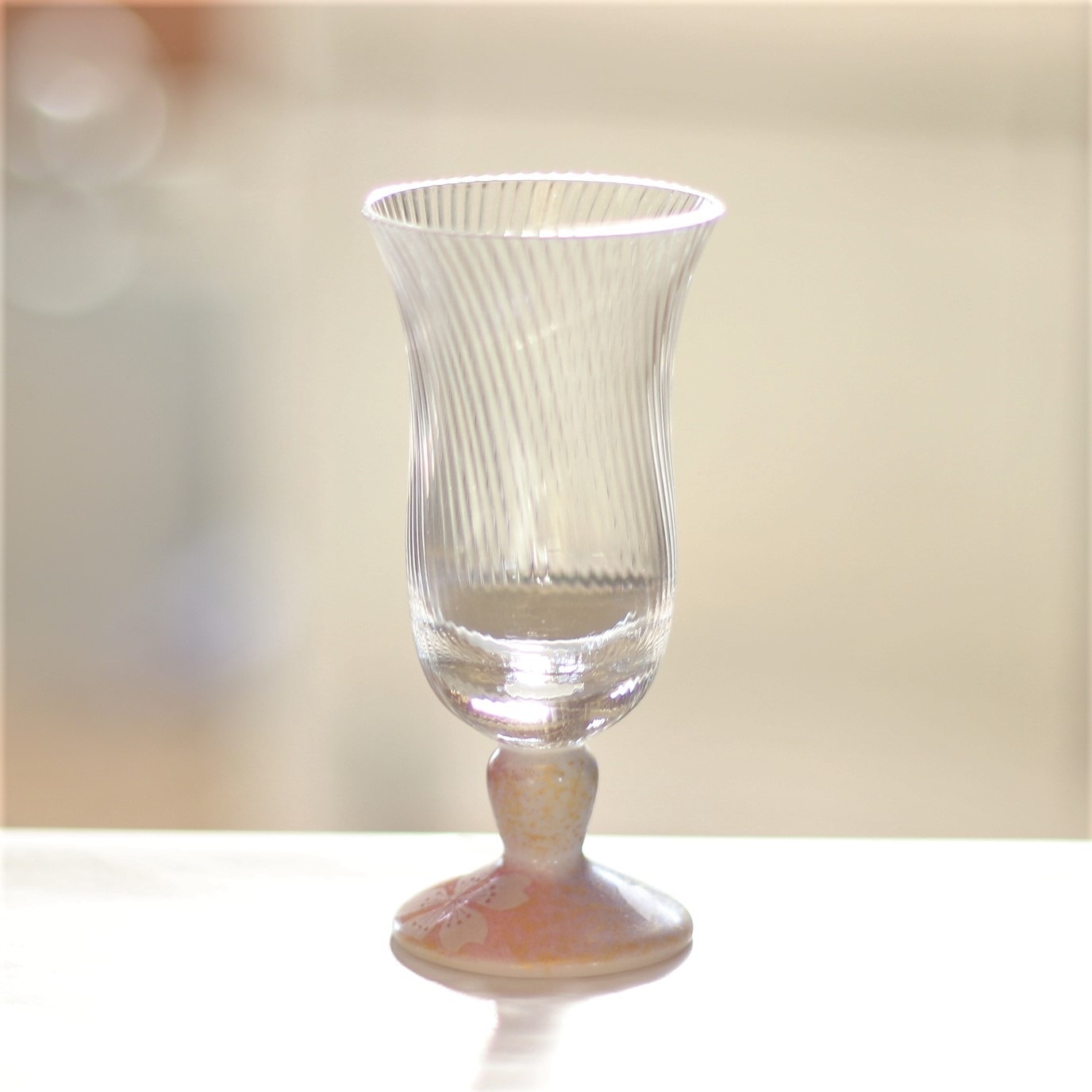 冷酒グラス(斜)花の舞