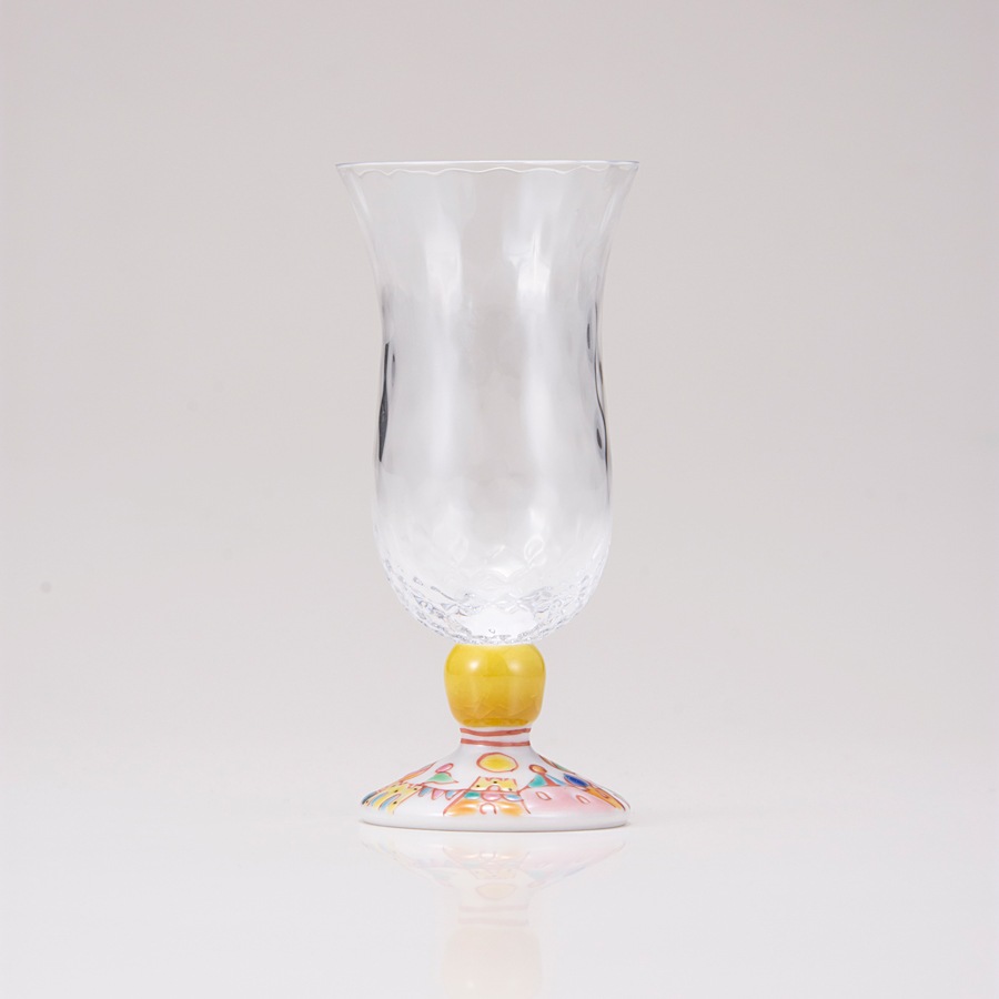 冷酒グラス(格子)街の広場