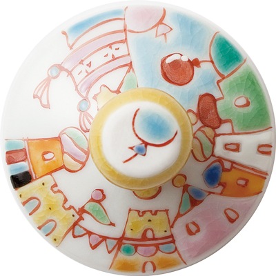 冷酒グラス(格子)街の広場