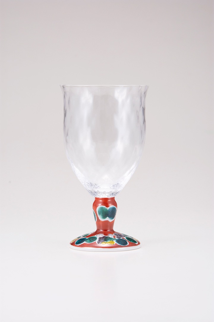 フリーグラス大（格子）木米レッド