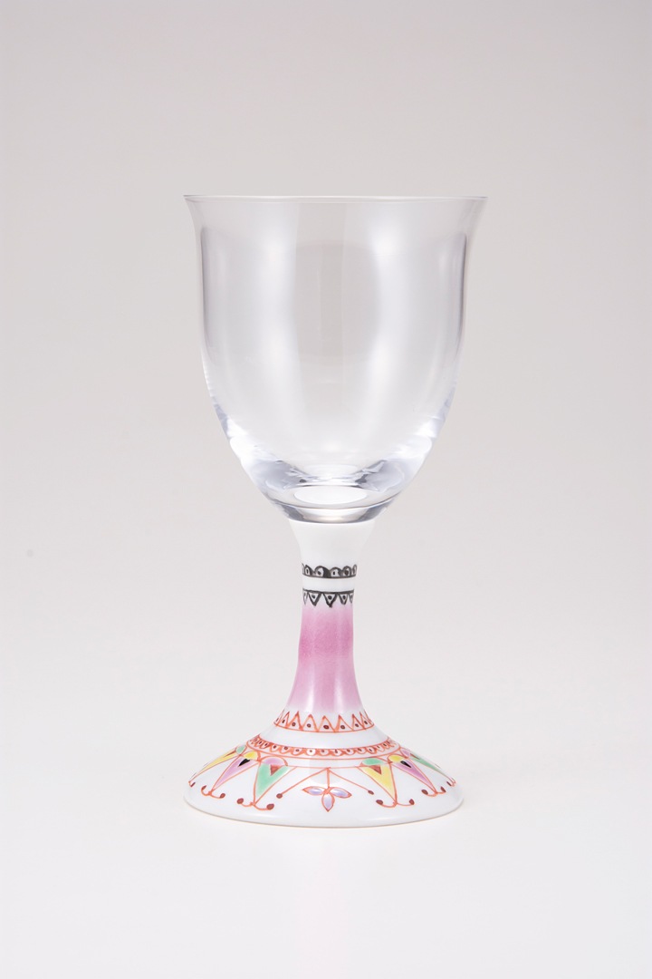 ワイングラス小（無地）めばえ