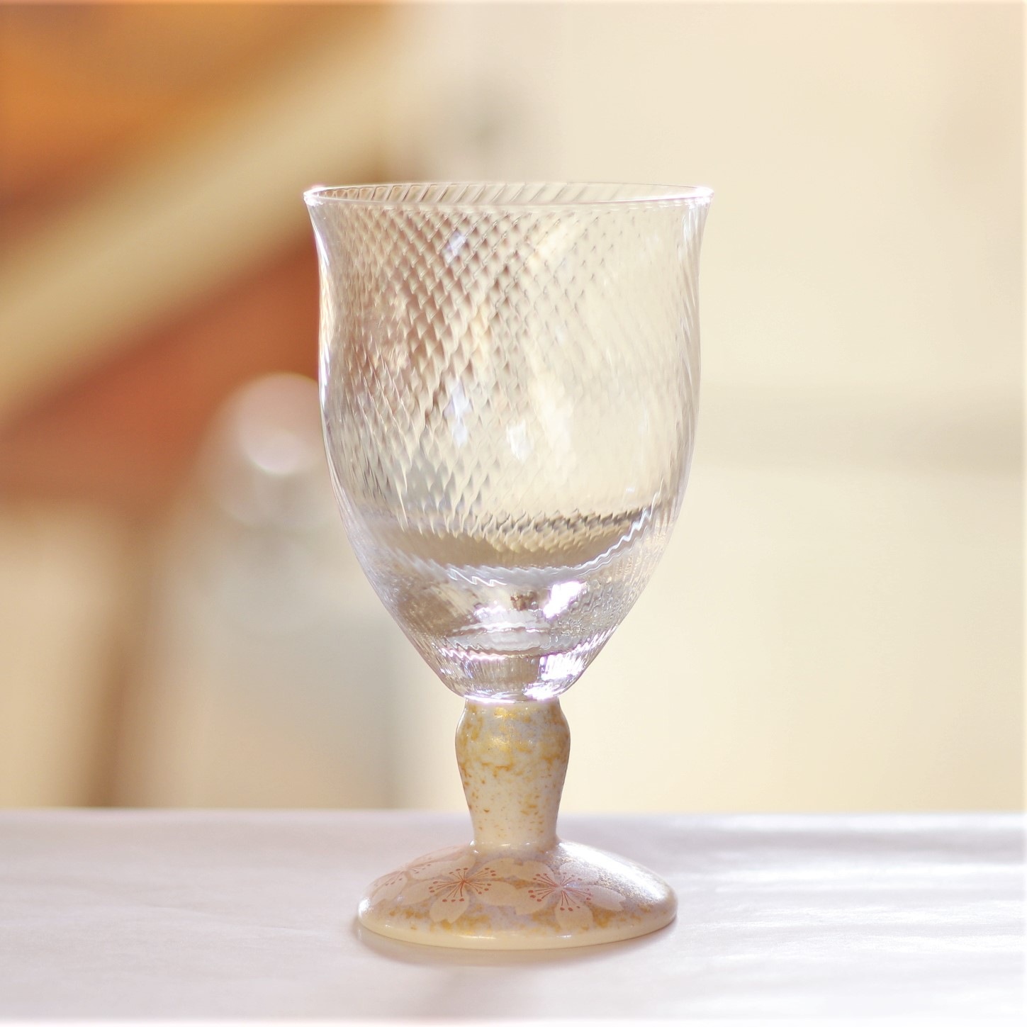 フリーグラス大(斜)花の舞